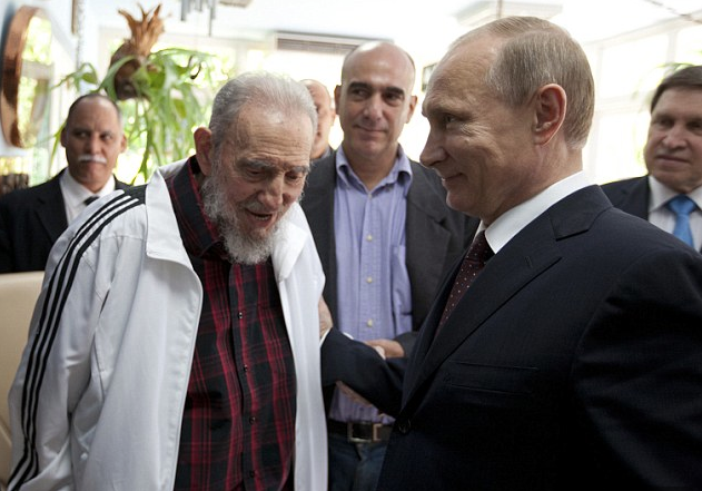 Vladimir Putin visits Fidel and Raúl Castro: The Love Affair Continues